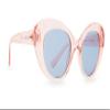 Dot Dash Influence Oval White Sand With Blue Sunglasses view 1