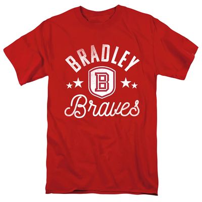 Bradley University Official Braves Unisex Adult T-Shirt, Braves, 5X-Large
