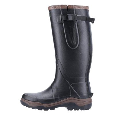 Cotswold Unisex Compass Neoprene Rubber Wellington Black Size UK 12 EU 46