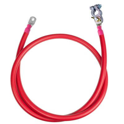 2/0 UL 1426 Battery Cables - 22 ft Marine Grade Wire Tinned Copper Oxygen-Free Insulated - Standard PVC Wire with 2 Lugs + Terminal for Boat, Automotive, Speakers, Solar, Camper, RV & Trailers