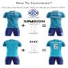 ORKY Customize Soccer Jersey, Personalized Name Number for Men/Youth/Kids, Quick Dry Team Uniform(Blue Green 100cm) view 2
