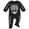 The Children's Place Baby Toddler One Piece Family Matching, Holiday Pajama Sets, Fleece, Halloween Skeleton, 5T view 1