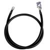 6 AWG UL 1426 Battery Cables - 36 ft Marine Grade Wire Tinned Copper Oxygen-Free Insulated - Standard PVC Wire with 2 Lugs + Terminal for Boat, Automotive, Speakers, Solar, Camper, RV & Trailers view 1