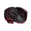 Wilson 2022 A440 Flash 11.5" Fastpitch Infield Glove - Left Hand Throw, Black/Pink/Tropical Blue view 1