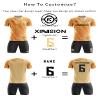 ORKY Customize Soccer Jersey, Personalized Name Number for Men/Youth/Kids, Quick Dry Team Uniform(Orange 100cm) view 2