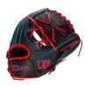 Wilson 2022 A2000 Pedrioa Fit X2SS 11" Infield Baseball Glove - Black/Red/Blue, Right Hand Throw view 3