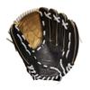 Wilson 2022 A500 Siren 12.5" Fastpitch Outfield Glove - Left Hand Throw, Black/Blonde/Yellow view 2