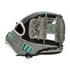 Wilson 2022 A2000 1786SS 11.5" Infield Baseball Glove - Black/Tropical Blue, Right Hand Throw view 4