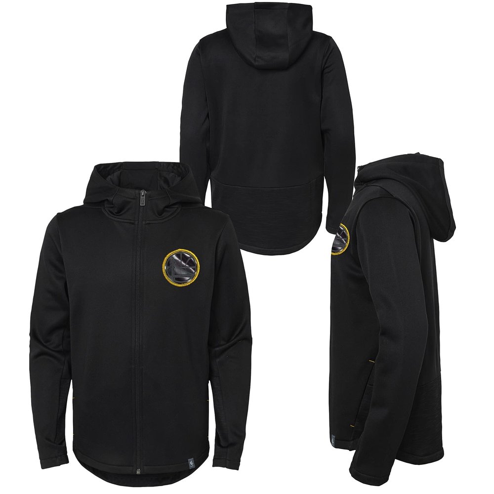 Outerstuff NBA Kids Boys (4-7) Golden State Warriors Ballistic Full Zip Jacket, Golden State Warriors, Small (4)