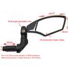 Hafny Bar End Bike Mirror HF-M900LS-FR08 (HF-M900RS-FR08 (Right Side, Silver Glass)) view 2