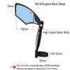 Hafny NEW Bar End Bike Mirror, HD Automotive Grade Glass Lens, Large Surface, Shatterproof, Multi-Angle Adjustable, E-Bike Mirrors, HF-M900-FR05 (HF-M900LB-FR05 (Left, Blue Glass)) view 2