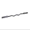 Ader Fitness Olympic Curl Bar 60" Black Finish w/Chrome Sleeves view 1
