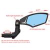 Hafny Bar End Bike Mirror HF-M900LS-FR08 (HF-M900RB-FR08 (Right Side, Anti-glare Blue Glass)) view 2