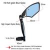 Hafny NEW Bar End Bike Mirror, HD Automotive Grade Glass Lens, Large Surface, Shatterproof, Multi-Angle Adjustable, E-Bike Mirrors, HF-M900-FR05 (HF-M900RB-FR05 (Right, Blue Glass)) view 2