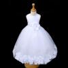 ekidsbridal Wedding Pageant Flower Petals Girl White Dress Flower Girl Dresses 302a 6-9m view 3