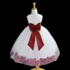 ekidsbridal Wedding Pageant Flower Petals Girl White Dress Flower Girl Dresses 302a 12-18m view 2