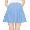 ALWAYS Women's Flared Mini Skater Skirt - High Waist Casual Stretch Basic Skirt Denim S view 1