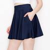 ALWAYS Women's Flared Mini Skater Skirt - High Waist Casual Stretch Basic Skirt Navy M view 3