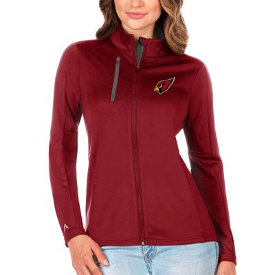 Antigua Women's Cardinal/Charcoal Arizona Cardinals Generation Full-Zip Jacket