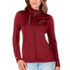 Antigua Women's Cardinal/Charcoal Arizona Cardinals Generation Full-Zip Jacket view 1
