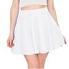 ALWAYS Women's Flared Mini Skater Skirt - High Waist Casual Stretch Basic Skirt Ivory L view 2