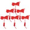 FAVOMOTO 6pcs Guy Line Rope Reflective Tent Cord with Tensioners for Camping Hiking Nylon Random Color Accessories Red view 1