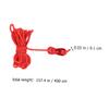 FAVOMOTO 6pcs Guy Line Rope Reflective Tent Cord with Tensioners for Camping Hiking Nylon Random Color Accessories Red view 2