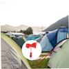 FAVOMOTO 6pcs Guy Line Rope Reflective Tent Cord with Tensioners for Camping Hiking Nylon Random Color Accessories Red view 3