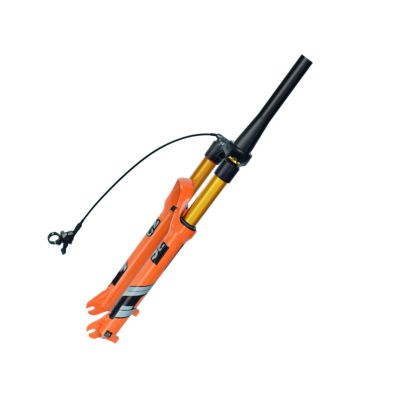 Bicycle Shock Absorber Forks, 26/27.5/29inch Air Fork, Cone Tube 1-1/2" Remote Lock 130mm Travel MTB Fork Sports Outdoor (Color : Cone Tube RL, Size : 26inch)