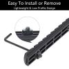 12 Pack Picatinny Rail Polymer Single Picatinny Rail, 3 3 5 5 7 7 9 9 11 11 13 13 Slots Ultralight Rail Black view 3