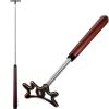 Sumind Retractable Pool Bridge Stick - Adjustable Billiards Cue Bridge with Removable Head, Wooden Handle & 5 Position Slots, Portable Pool Table Accessories for Home, Club & Tournament(Brown) view 1