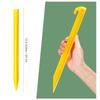 Sumind 24 Pcs Plastic Tent Stakes 12 Inch Heavy Duty Anchoring Tent Pegs Yellow Spike Hook for Rust-Proof Garden Lawn Camping Beach Canopy Outdoor Sand Pegs Accessories view 2