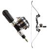 ZSHJGJR Recurve Bowfishing Kit Takedown Bowfishing Bow 30-55lbs Hunting Fishing Recurve Bow with Fishing Reel, Arrow Rest, Fiberglass Arrows Right Hand (30lbs) view 2