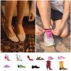 Sintege 10 Pairs Women's Toe Topper Socks with Padding Pads Covers Forefoot Pads Cushions Half Socks Non Skid Reusable Protectors (Nude) view 2