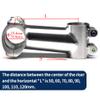 Chestnut-YX Titanium Bicycle Stem Bike Stem 25.4mm/31.8mm 5 Degree Bike Handlebar Stem for Mountain Bike Road Bike BMX MTB,Stem X Length 50/60/70/80/90/100/110/120mm (25.4mm, 90mm) view 2