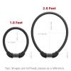 ROCKBROS Bike Lock 5 Digit Cable Lock Lightweight Bicycle Lock Bike Lock Combination Portable Lock for Bike 22inch Black view 2