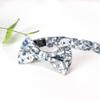 Spring Notion Boy's Cotton Floral Print Pre-tied Bow Tie, 54-Steel Blue Large view 2