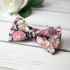 Spring Notion Men's Cotton Floral Print Pre-tied Bow Tie for Wedding Summer Party Dressy and Casual, 52-Quartz view 3