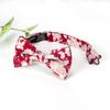 Spring Notion Boy's Cotton Floral Print Pre-tied Bow Tie, 45-Apple Red Large view 2