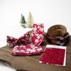 Spring Notion Boy's Cotton Floral Print Pre-tied Bow Tie, 45-Apple Red Large view 4