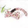 Spring Notion Boy's Cotton Floral Print Pre-tied Bow Tie, 46-Cinnamon Small view 2