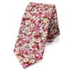 Spring Notion Men's Skinny Slim Cotton Floral Print Neckties in colors matching David's Bridal, 46-Cinnamon view 1