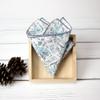 Spring Notion Boys' Cotton Floral Handkerchief Hanky Pocket Squares in colors matching David's Bridals, 48-Dusty Blue view 2