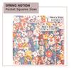 Spring Notion Boys' Cotton Floral Handkerchief Hanky Pocket Squares in colors matching David's Bridals, 48-Dusty Blue view 4