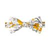 Spring Notion Boy's Cotton Floral Print Pre-tied Bow Tie, 49-Marigold Small view 1
