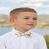Spring Notion Boy's Cotton Floral Print Pre-tied Bow Tie, 49-Marigold Small view 3