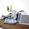Spring Notion Men's Cotton Floral Print Pre-tied Bow Tie for Wedding Summer Party Dressy and Casual, 54-Steel Blue view 4