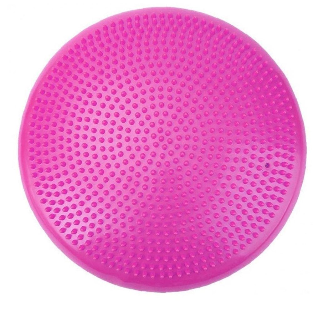 TOSSPER 1pc Inflatable Half Sphere Yoga Balls, Massage Ball Trainer Balancing Ball for Yoga Pilates Fitness Labour 33cm