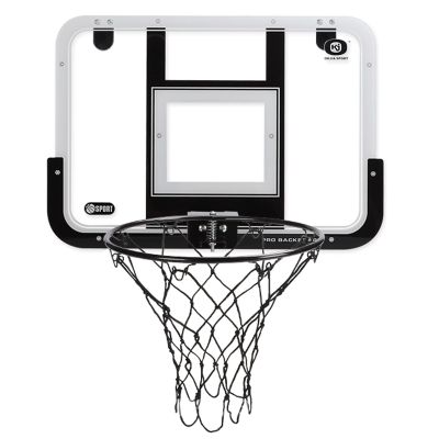 Indoor Mini Basketball Hoop Kit, Portable Wall-Mounted Basketball Hoop for Adults and Children, Sports Fitness Backboard, 2 Sizes (Size : 17.9x12in)
