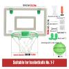 Indoor Mini Basketball Hoop, Wall-Mounted Basketball Hoop That Glows in The Dark, with 2 Balls and Complete Basketball Accessories (Size : 23.2x15.9in) view 2
